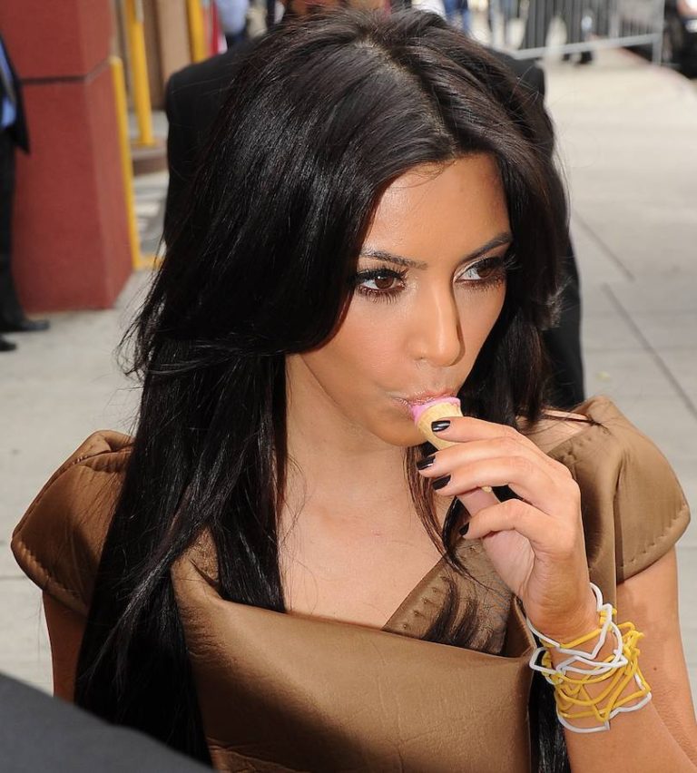 Kim Kardashian Y El Helado